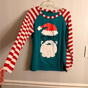 Santa Graphic Long Sleeve Tee